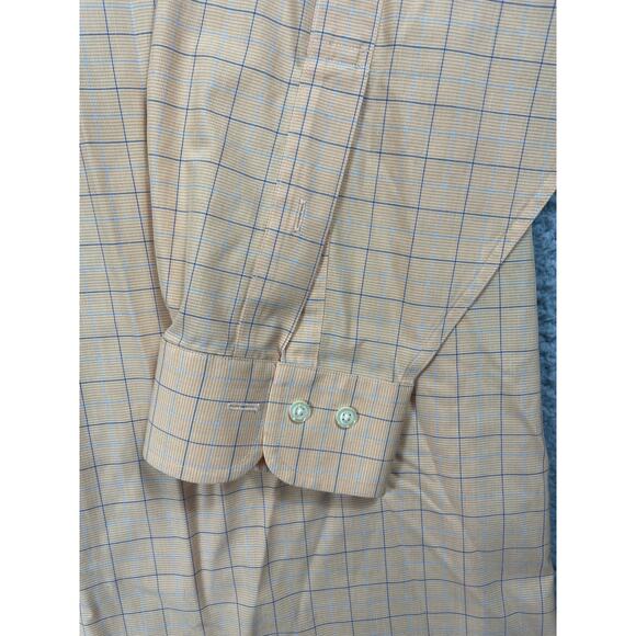 Brooks Brothers Mens Size 17 1/2 -2/3 Orange Peach Button Down Dress Shirt - Picture 13 of 13